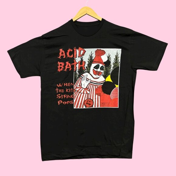 Acid Bath When the Kite String Pops Sludge Metal Band Tee L - Picture 1 of 4